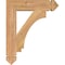 Ekena Millwork Imperial Arts & Crafts Smooth Bracket, Western Red Cedar, 3 1/2"W x 18"D x 22"H BKT04X18X22IMP03SWR - alternate 2